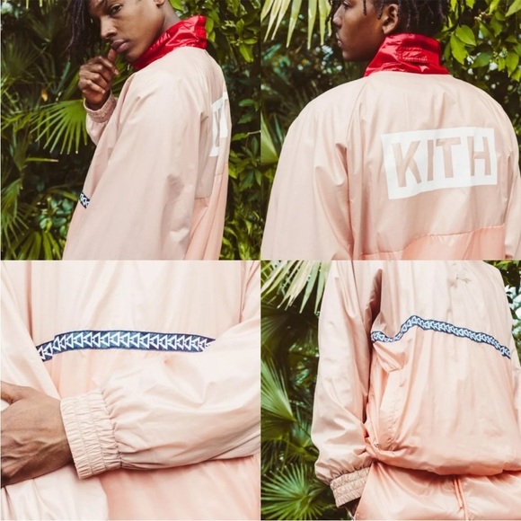 KITH Powell 1/4 Zip Windbreaker Pnk, Ronnie Fieg Unveils KITH's "Volcano 2.0" S - Picture 2 of 15